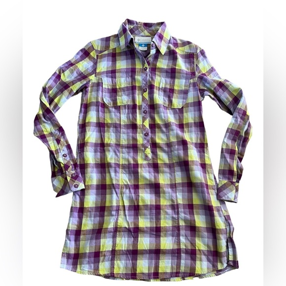 Columbia Dresses & Skirts - Columbia plaid Womens dress XS extra small